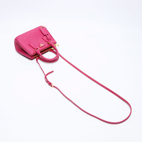 Prada Galleria Mini 2way Saffiano肩带粉红色WS12105