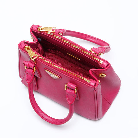 Prada Galleria Mini 2way Saffiano肩带粉红色WS12105