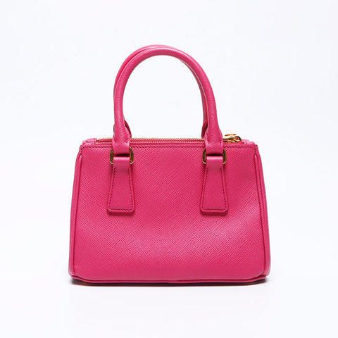 Prada Galleria Mini 2way Saffiano肩带粉红色WS12105