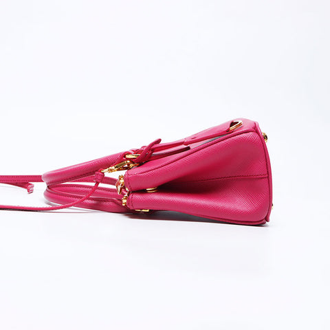 Prada Galleria Mini 2way Saffiano肩带粉红色WS12105