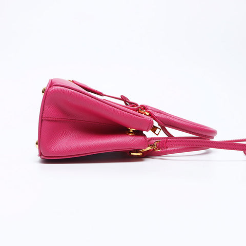 Prada Galleria Mini 2way Saffiano肩带粉红色WS12105