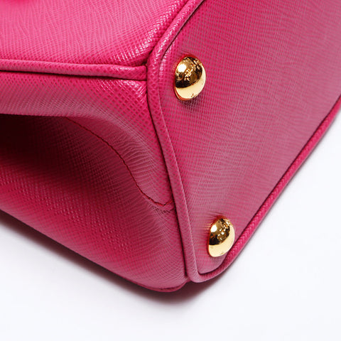 Prada Galleria Mini 2way Saffiano肩带粉红色WS12105
