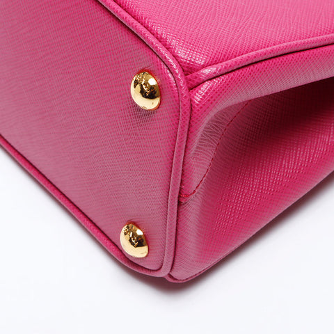 Prada Galleria Mini 2way Saffiano肩带粉红色WS12105