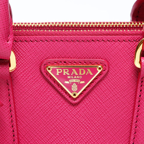 Prada Galleria Mini 2way Saffiano肩带粉红色WS12105