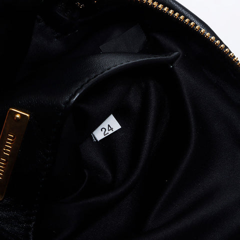 MIU MIU MIU MATTERASSE SAGLE SALLE SALLE BLACK WS12111