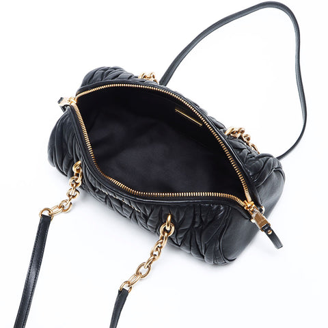 MIU MIU MIU MATTERASSE SAGLE SALLE SALLE BLACK WS12111