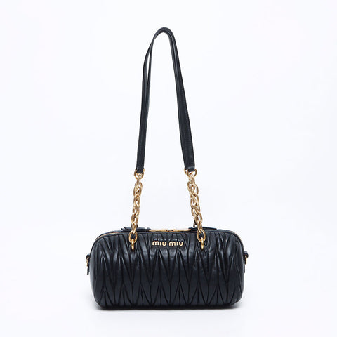 MIU MIU MIU MATTERASSE SAGLE SALLE SALLE BLACK WS12111