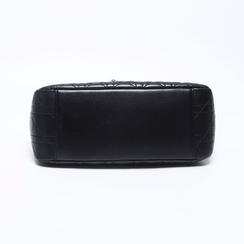 克里斯蒂安·迪奥（Christian Dior Canage）Milly La Foret银色硬件链肩袋黑色WS12115