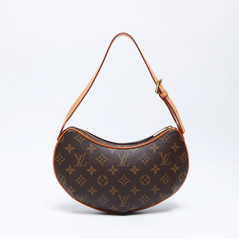 ルイ・ヴィトン LOUIS VUITTON 2003 クロワッサン PM モノグラム ショルダーバッグ ブラウン WS12118