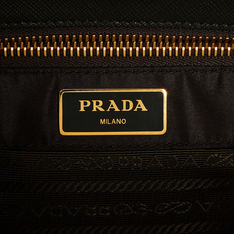 PRADA Logo Testot Nylon Tote Bag Khaki WS12121