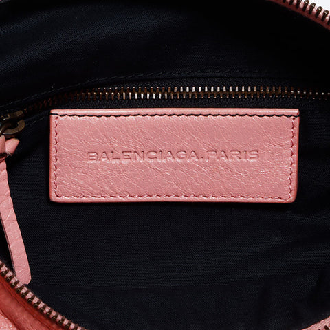 BALENCIAGA五星期皮革肩带粉红色WS12123