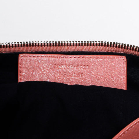 BALENCIAGA五星期皮革肩带粉红色WS12123