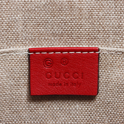 グッチ GUCCI グッチシマ マイクロ シマ レザー 2way ショルダーバッグ レッド WS12129
