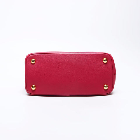 プラダ PRADA ガレリア ミニ サフィアーノレザー 2way ショルダーバッグ ピンク WS12131