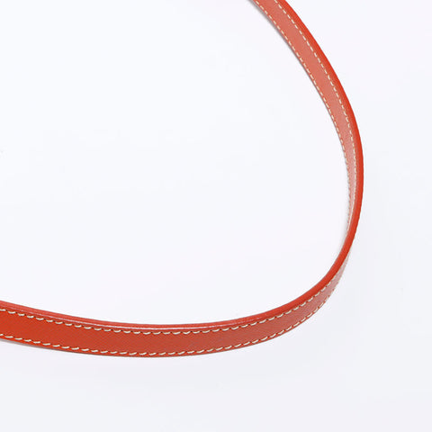PRADA Nylon logo one belt hobo Shoulder Bag Orange WS12133