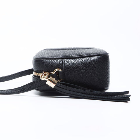 Gucci Soho皮革小肩带黑色WS12138