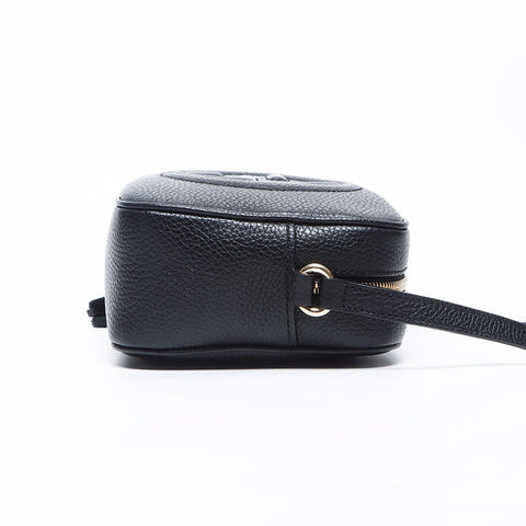 Gucci Soho皮革小肩带黑色WS12138