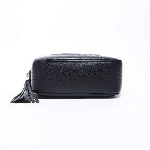 Gucci Soho皮革小肩带黑色WS12138