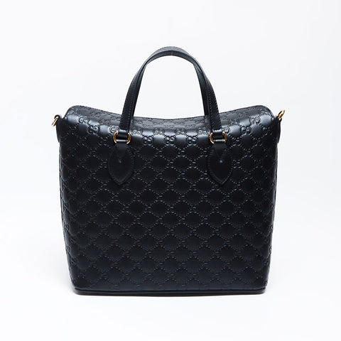 Gucci GG Shima 2way肩皮手提袋黑色WS12140