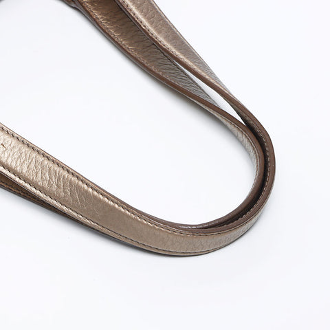 Loewe Fusta Anagram皮革手提袋金WS12141