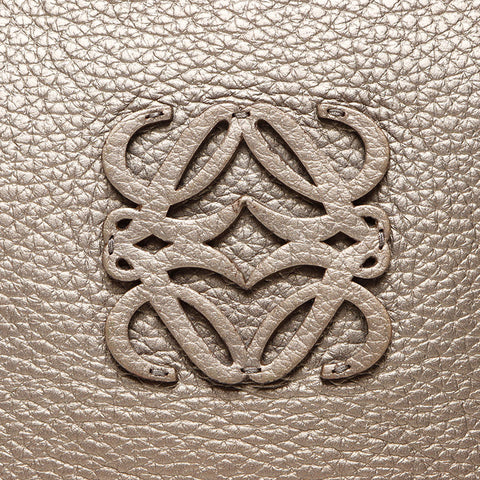 Loewe Fusta Anagram皮革手提袋金WS12141