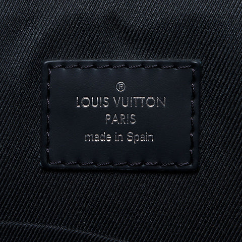 Louis Vuitton 2016 Damier Graphite District PM肩带黑色WS12151