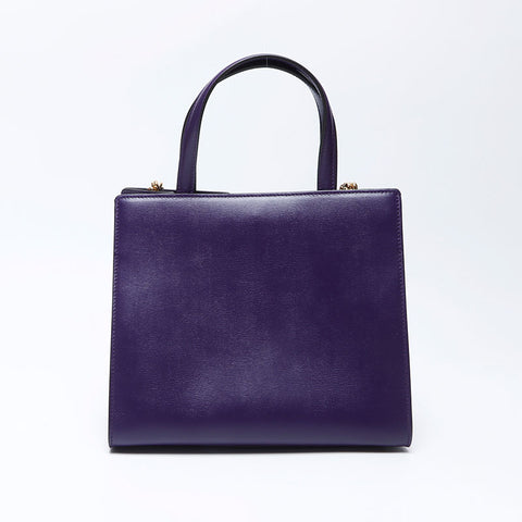 Salvatore Ferragamo Vara皮革2向肩带紫色WS12152