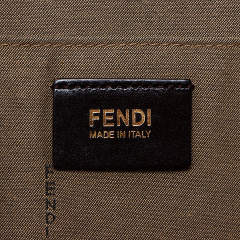 Fendi Zucchino PVC手提袋棕色WS12153