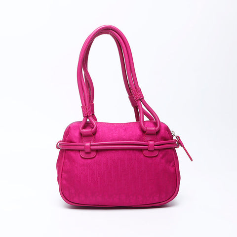 克里斯蒂安·迪奥特特（Christian Dior Trotter）帆布手提包粉红色WS12155