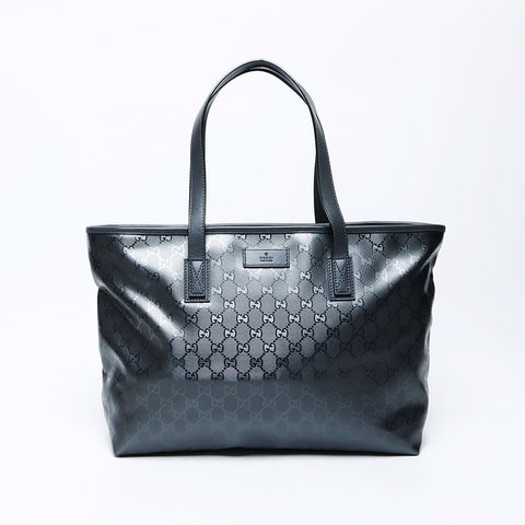 Gucci GG改善手提袋银WS12156