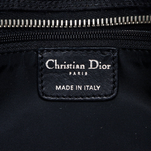 克里斯蒂安·迪奥特特（Christian Dior Trotter）帆布手袋黑色WS12162