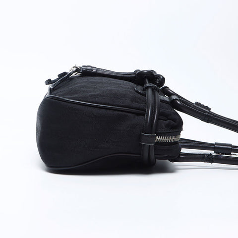 克里斯蒂安·迪奥特特（Christian Dior Trotter）帆布手袋黑色WS12162