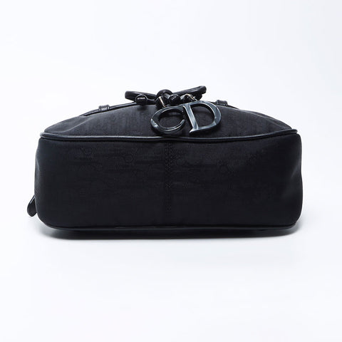 克里斯蒂安·迪奥特特（Christian Dior Trotter）帆布手袋黑色WS12162