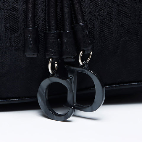 克里斯蒂安·迪奥特特（Christian Dior Trotter）帆布手袋黑色WS12162