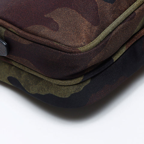 Prada Camo Triangle徽标标签尼龙肩袋卡其布WS12163
