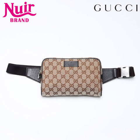 Gucci GG帆布皮带袋肩袋米色WS12165