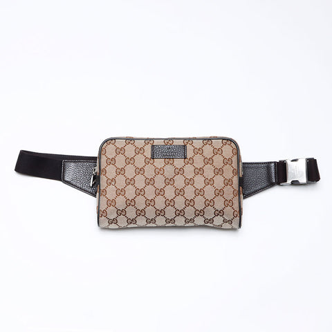 Gucci GG帆布皮带袋肩袋米色WS12165