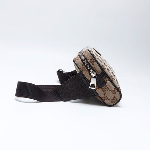 Gucci GG帆布皮带袋肩袋米色WS12165