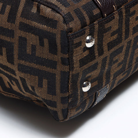 Fendi Zucca Linda Camba肩带棕色WS12172