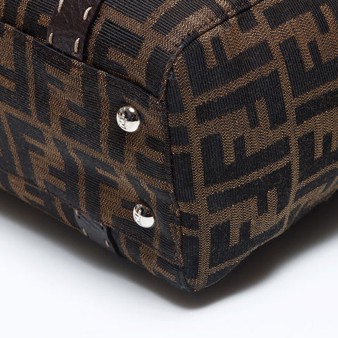 Fendi Zucca Linda Camba肩带棕色WS12172