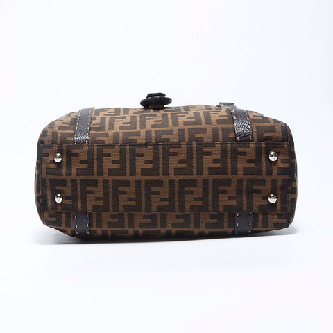 Fendi Zucca Linda Camba肩带棕色WS12172