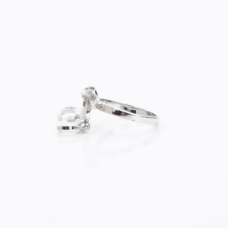 クリスチャンディオール Christian Dior 14号 リボン CDロゴ ライン