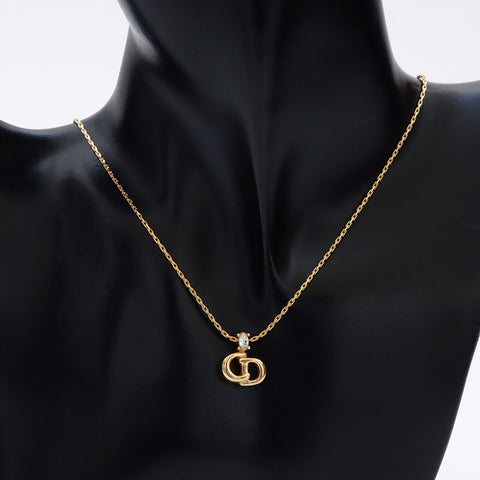 Christian Dior CD Logo Logo Collier Gold WS12175