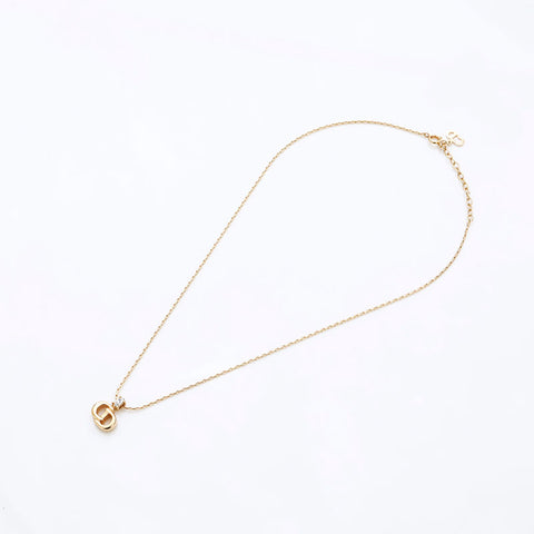 Christian Dior CD Logo Logo Collier Gold WS12175