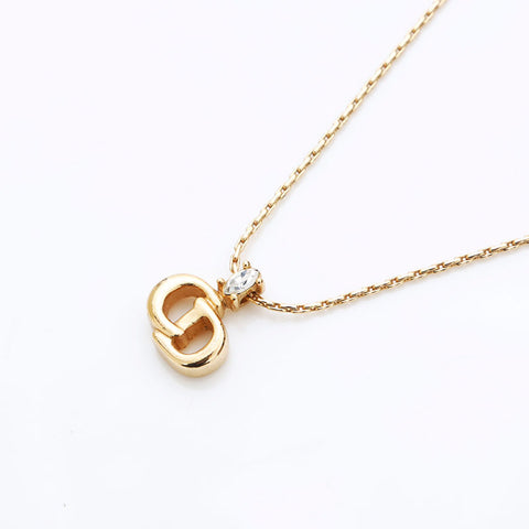 Christian Dior CD Logo Logo Collier Gold WS12175