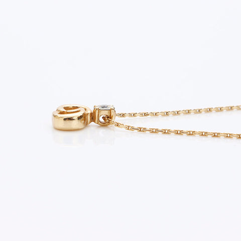 Christian Dior CD Logo Logo Collier Gold WS12175