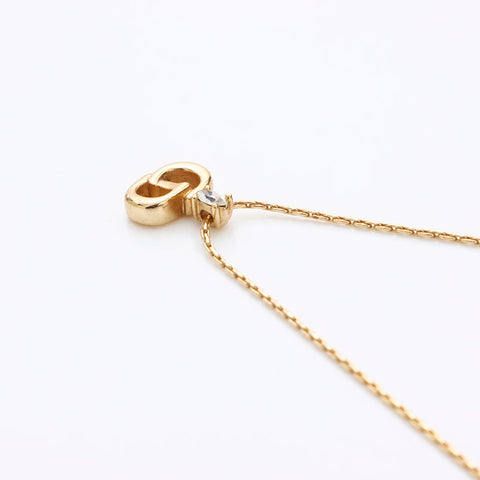 Christian Dior CD Logo Logo Collier Gold WS12175