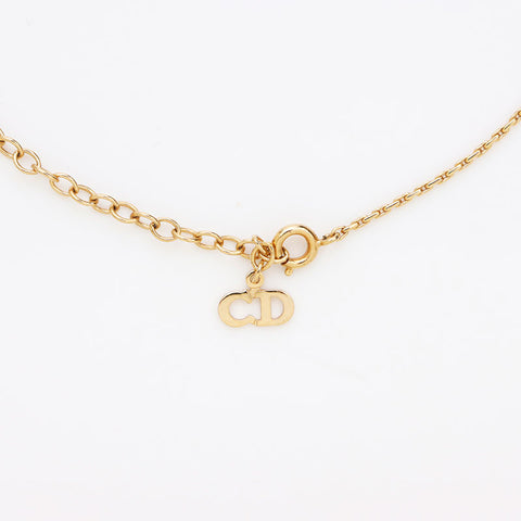 Christian Dior CD Logo Logo Collier Gold WS12175
