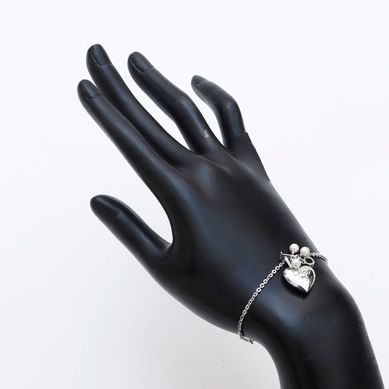 クリスチャンディオール Christian Dior ハート ロゴ ブレスレット
