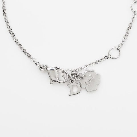 Christian Dior Heart Logo Bracelet Silver WS12181